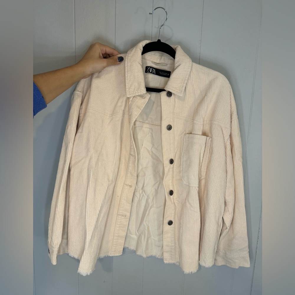 Zara jacket/shacket size large - outerwear - jacket - fall jacket